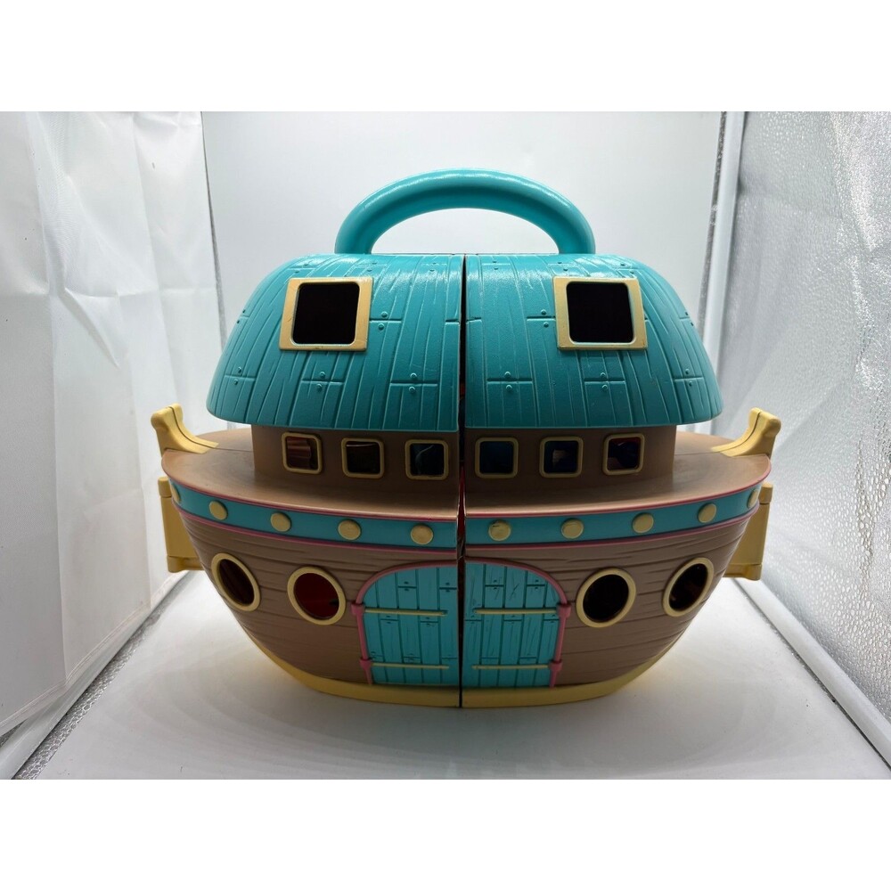 Boley Noah's Ark Playset Bible Story Boat with Animal Figures & People Fold Out